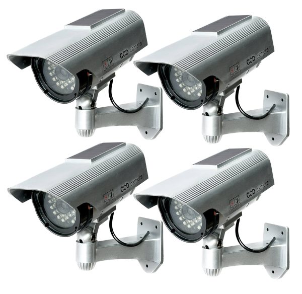 SPT Solar Decoy Security Camera LED Deterrent Outdoor Indoor-1