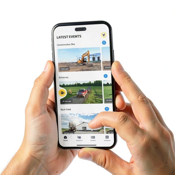 Vosker V300 Outdoor Wireless Security System Solar Panel-7