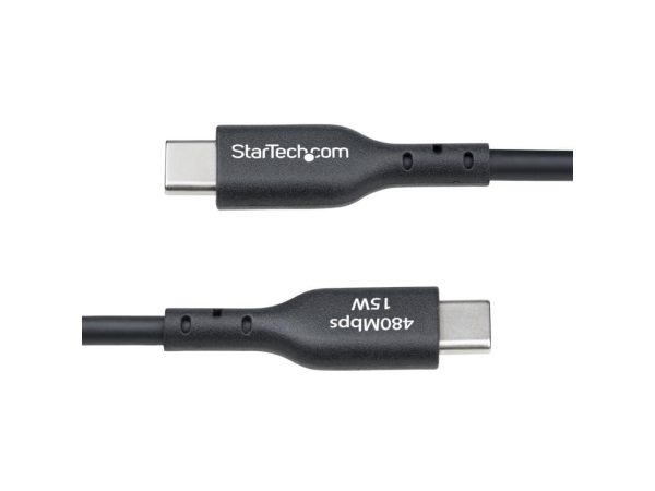 StarTech USB A to C Charging Cable 6in 3A Fast Charge Sync-2