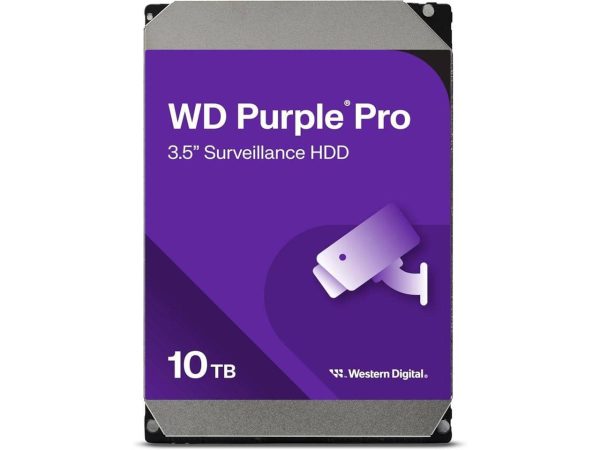 WD Purple Pro 10TB Hard Drive Internal Surveillance Storage-0