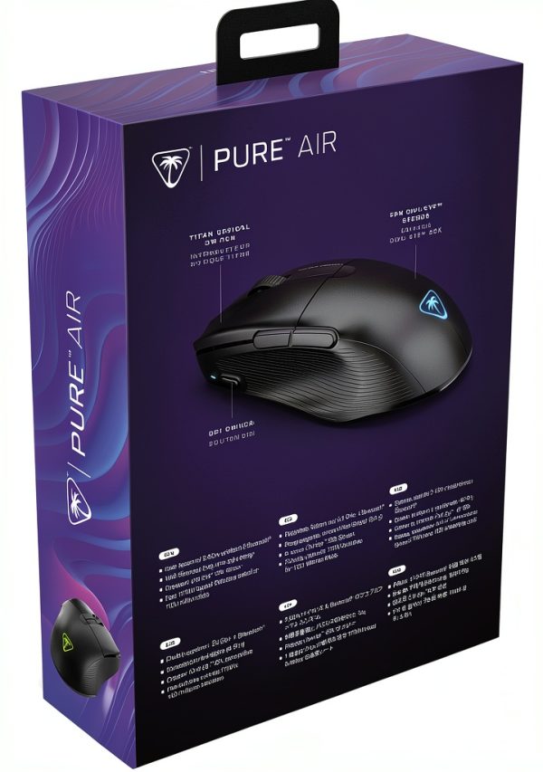 Turtle Beach Pure Air Wireless Ergonomic RGB Gaming Mouse-17