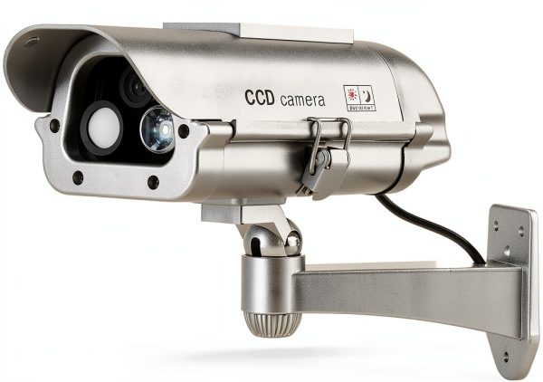 SPT Solar Powered Security Decoy Camera Motion Sensor Flash-0