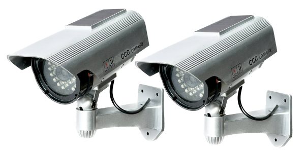 SPT Solar Decoy Security Camera LED Deterrent Outdoor Indoor-1