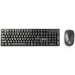Manhattan Wireless Keyboard Mouse Set Black Ergonomic Design-0