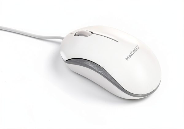 Macally USB Wired Mac Keyboard and Mouse Combo Ergonomic-5