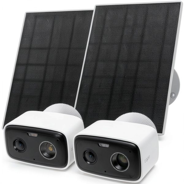 Tapo Solar Security Camera Kit Wireless AI Detection No Fees-0
