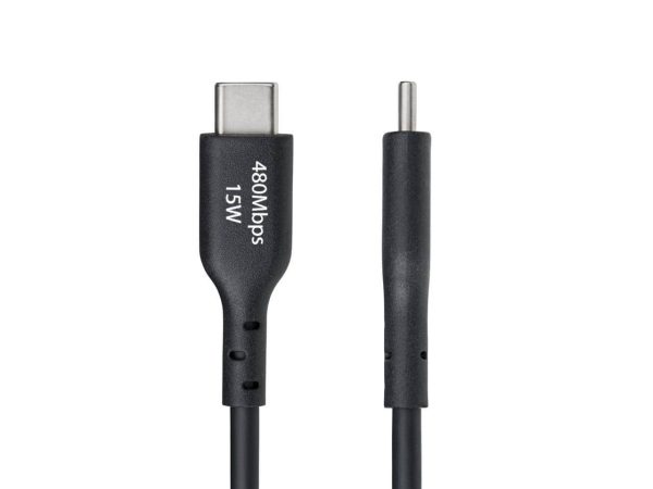 StarTech USB A to C Charging Cable 6in 3A Fast Charge Sync-5