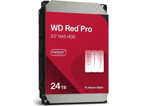 Western Digital Red Pro 24TB NAS Hard Drive 7200 RPM-1