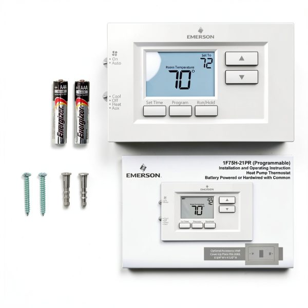 Emerson Programmable Thermostat Heat Pump Energy Saving-4