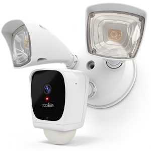 Eco4Life 2K HD WiFi Floodlight Camera Outdoor Security 2500-0