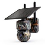 Cluzine 4G Solar Hunting Camera 4MP PTZ Outdoor Wildlife-0
