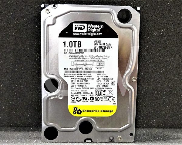 Western Digital WD1003FBYX 1TB 7.2K RPM SATA HDD Hard Drive-0