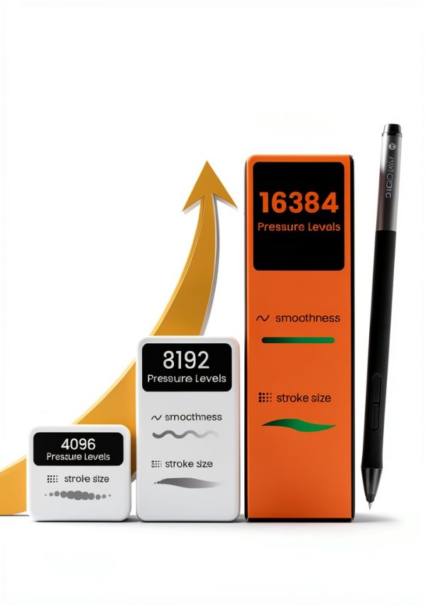 DigiDraw T410 Drawing Tablet 6.3 Inch Battery Free Pen-5