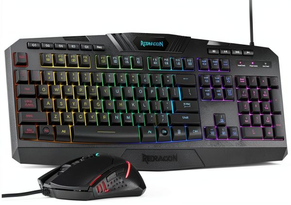 REDRAGON S101 Gaming Keyboard Mouse Combo RGB Backlit-0