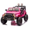 Pink Electric Car Kids Ride On Toy High Low Speed Modes-0