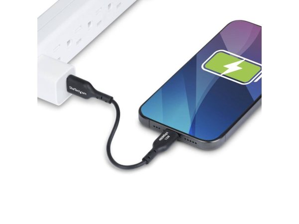 StarTech USB A to C Charging Cable 6in 3A Fast Charge Sync-4