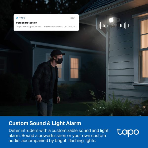 Tapo Floodlight Security Camera 2K QHD Wireless Pan Tilt-15
