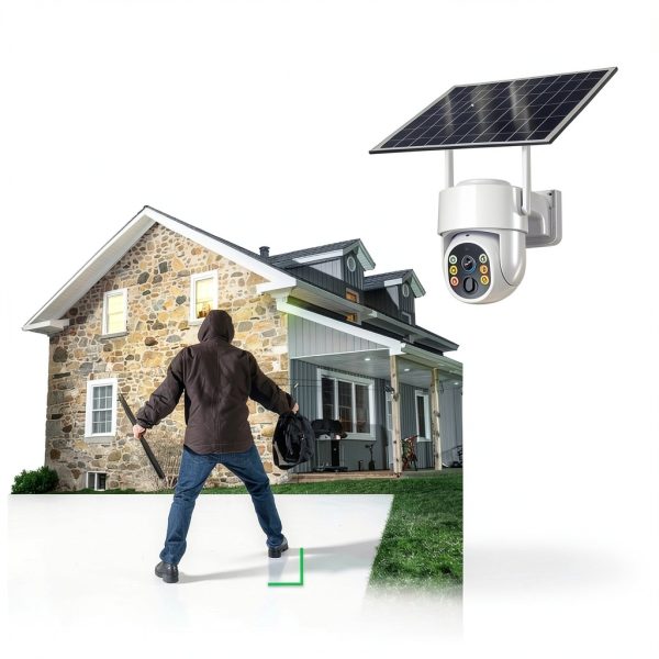 Cluzine Tuya Solar Wireless Outdoor Security Camera 2K 4MP-2