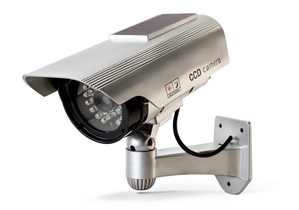 SPT Solar Decoy Security Camera LED Deterrent Outdoor Indoor-0