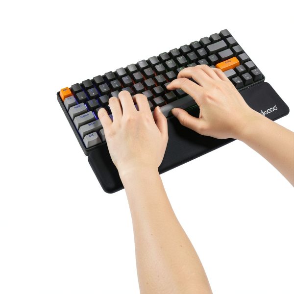 Adesso Memory Foam Ergonomic Wrist Rest Black Mini Size-5