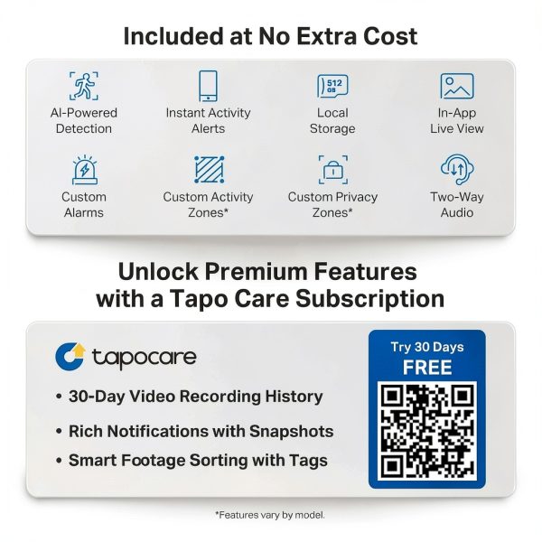 Tapo Solar Security Camera Kit Wireless AI Detection No Fees-17