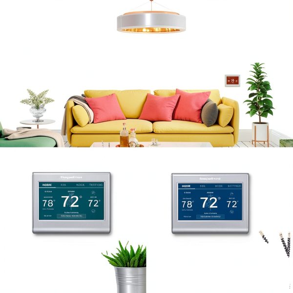 Honeywell Home Smart Color Thermostat Wi Fi Silver-1