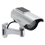 SPT Solar Decoy Security Camera Indoor Outdoor LED Silver-0