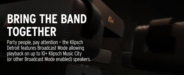 Klipsch Detroit Large Portable Bluetooth Speaker IP67-7
