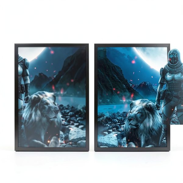 VEVOR Tripod Projector Screen 60 Inch 4K HD Stand-1