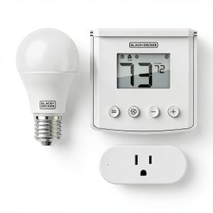 Black+Decker Smart Home Kit Thermostat Light Plug Automation-0