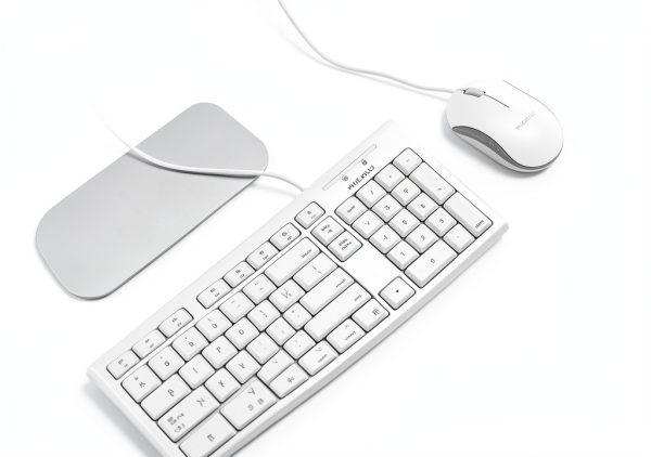 Macally USB Wired Mac Keyboard and Mouse Combo Ergonomic-2