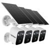 Defender Solar Powered 4K AI Wireless Security Camera 4 Pack-0