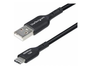 StarTech USB A to C Charging Cable 6in 3A Fast Charge Sync-0