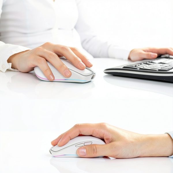 SKRAN Wireless Mouse Ergonomic Dual Mode Office Gaming-4