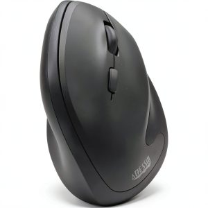Adesso Wireless Vertical Ergonomic Mouse Antimicrobial Gray-0