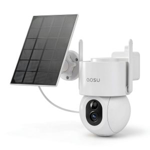 AOSU Solar Security Camera 360 View AI Detection Wireless-0
