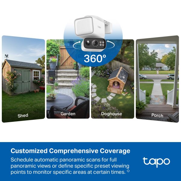 Tapo Floodlight Security Camera 2K QHD Wireless Pan Tilt-11