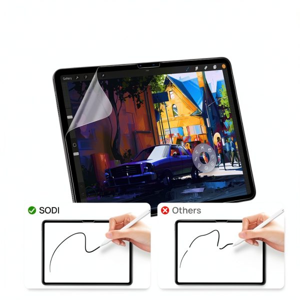 Paper Like Screen Protector iPad Pro 11 2024 Matte Drawing-3