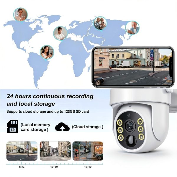 Cluzine Tuya Solar Wireless Outdoor Security Camera 2K 4MP-3
