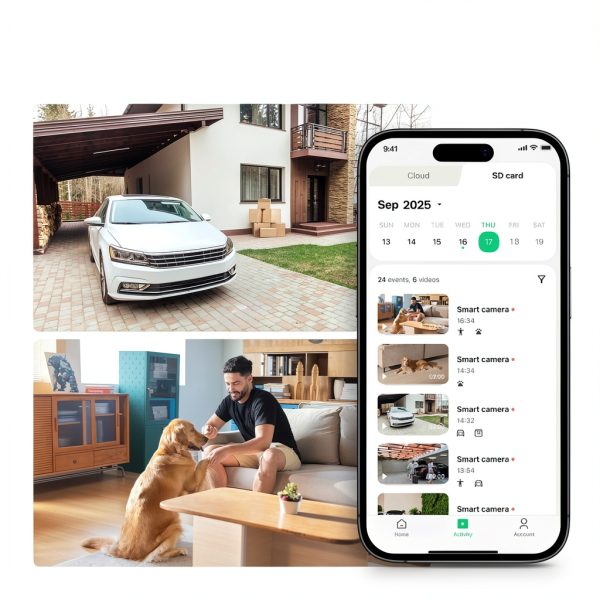 Kiwibit 2K Security Camera Indoor Outdoor Color Night Vision-3