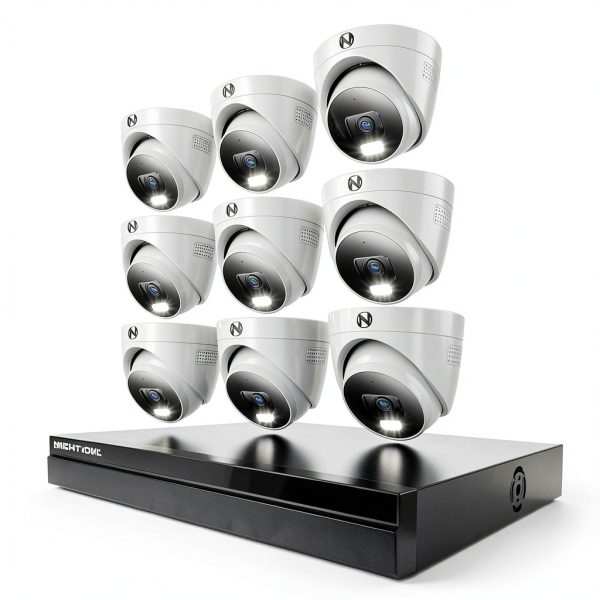 Night Owl 24 Channel 4K NVR Security System with 9 Cameras-0