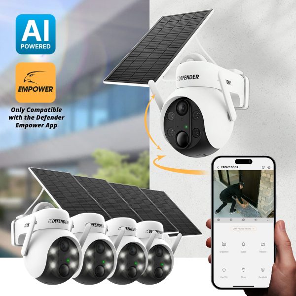 Defender Solar Powered 4K AI Wireless Security PTZ Camera-1