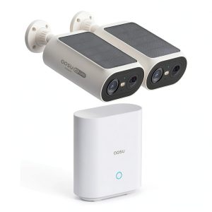 AOSU Solar Security Camera 2K QHD Outdoor Wireless Home-0