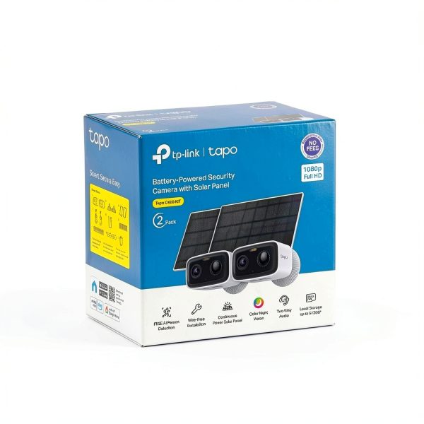 Tapo Solar Security Camera Kit Wireless AI Detection No Fees-3