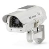 SPT Solar Security Camera Decoy Indoor Outdoor LED Beige-0