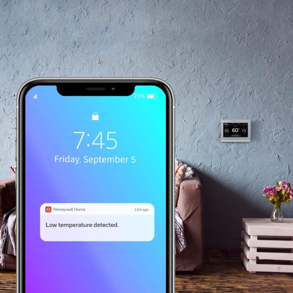 Honeywell Home Smart Color Thermostat Wi Fi Silver-10