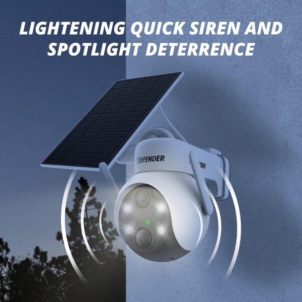 Defender Solar 4K AI PTZ Security Camera Wireless Outdoor-7