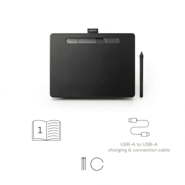 Wacom Intuos Graphic Drawing Tablet Medium Wireless Black-8