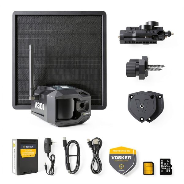 Vosker V300 Outdoor Wireless Security System Solar Panel-2