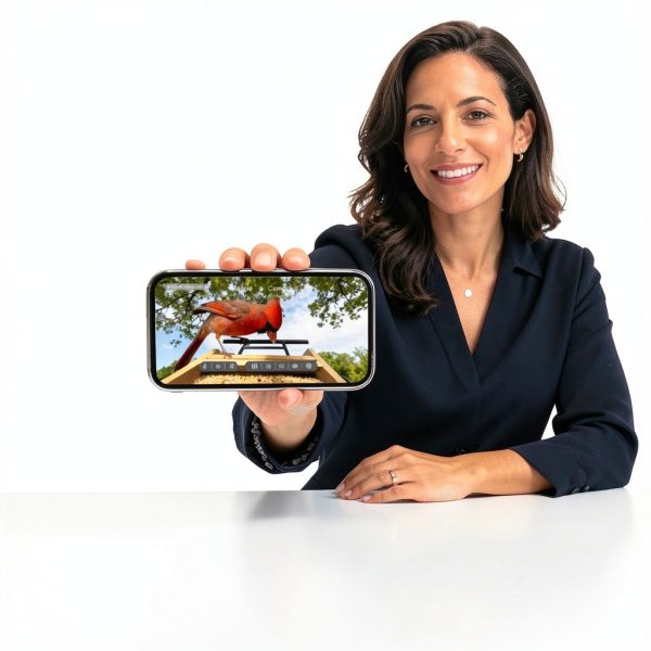 Parrot Uncle Bird Feeder Camera Solar AI Recognition Night-7